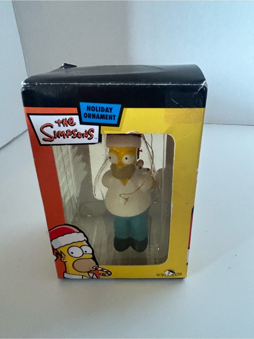 Homer Simpsons Holiday Ornament - Yellow/Blue